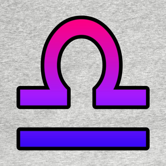 Libra Bi Pride Symbol by SillyStarlight